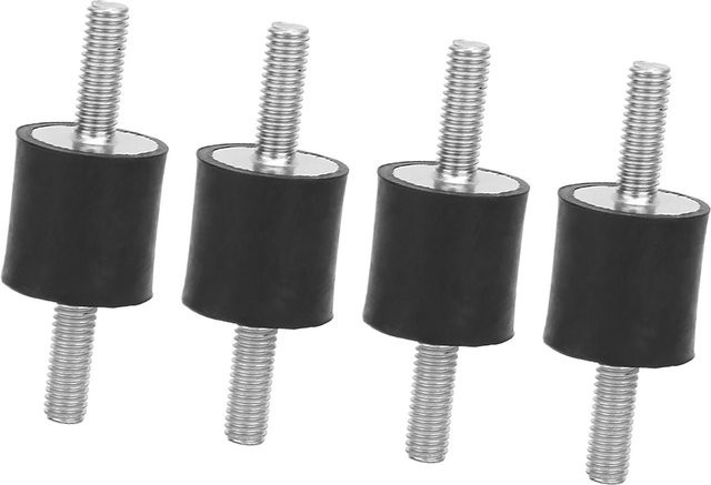 Fishine Silentblock Set 4 Stück M6 Gummilager Anti Vibration Schwarz - Bild 1