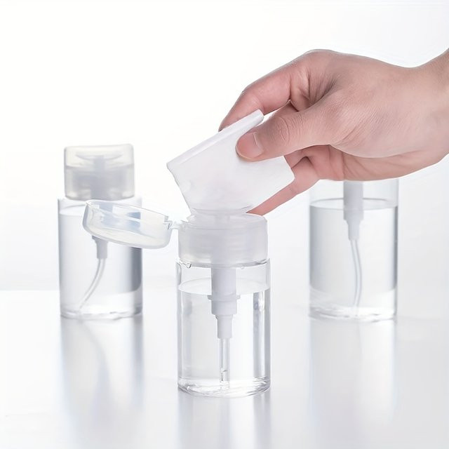 YOCITY Druckspenderflasche, 120-200 ml, transparent, Unisex - Bild 1