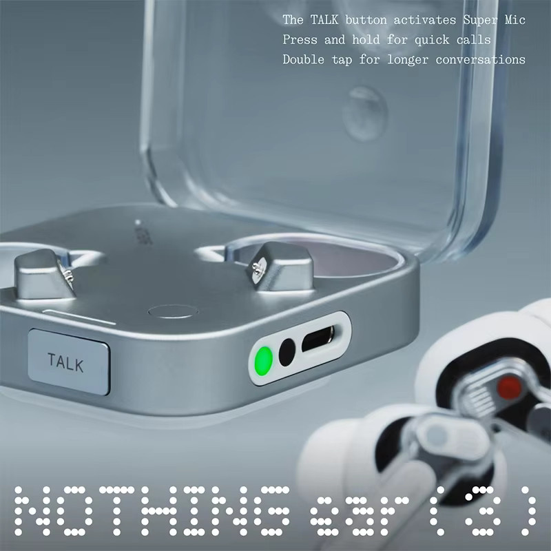Nothing Ear (3) Kabellose In-Ear-Kopfhörer mit adaptiver Geräuschunterdrückung, 24-Bit Hi-Res LDAC Audio und IP54, Weiß - Bild 2