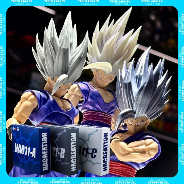 Air&Hm Beast Gohan Kopfskulptur-Set, Anime Actionfigur Zubehör, Bunt / Mehrfarbig - Bild 1