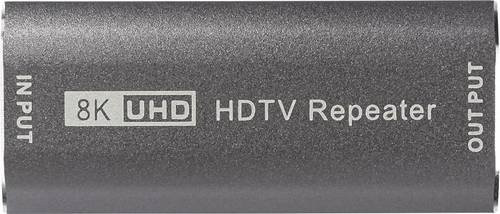 Maxtrack HDMI 2.1 Extender 10m Grau - Bild 1