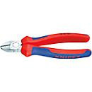 Knipex Seitenschneider aus Chrom-Vanadium-Stahl mit Facette in Multicolor, Länge: 180 mm - Bild 2