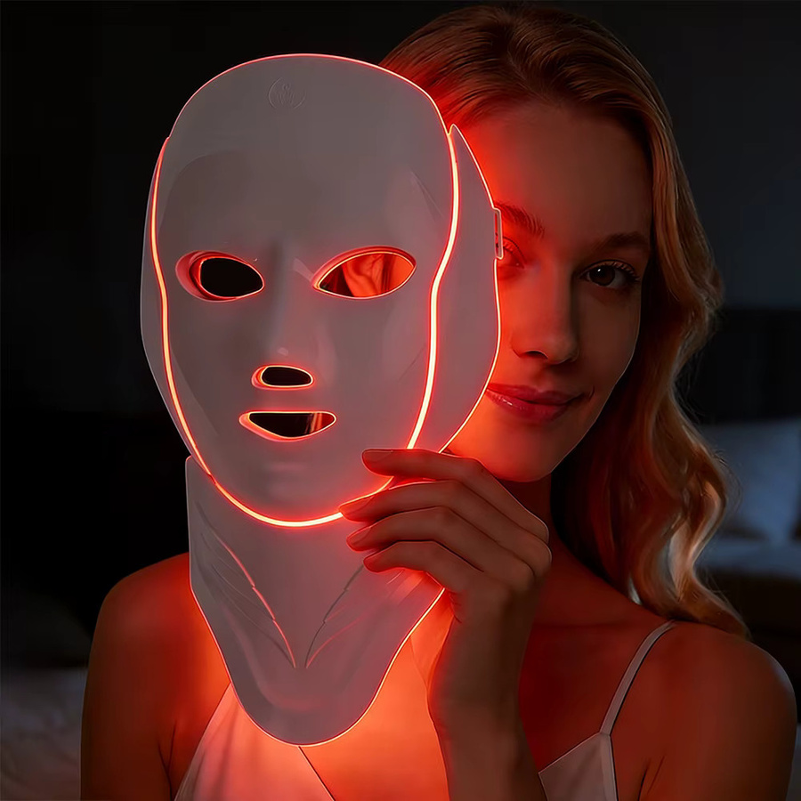 pyeeyan LED-Gesichts- und Halsmaske Lichttherapiegerät - Bild 4