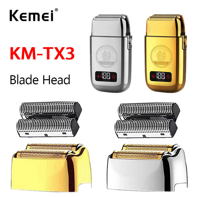 Kemei Ersatz-Folien- und Schneidklingen-Set für KM-TX1 KM-TX3 Rasierer - Bild 1