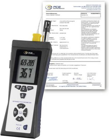 PCE Instruments PCE-320-ICA Hygrometer in Schwarz - Bild 1