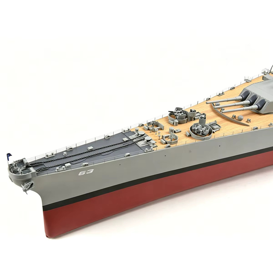 AT 99 MODEL USS Missouri Schlachtschiff, RC-Schiffsmodell, 1:200, 4-Motoren-Antrieb, Fiberglas, ferngesteuert - Bild 3
