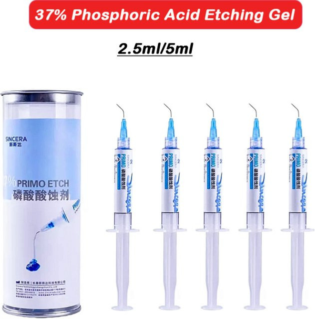 SmileKit Dental 37% Phosphorsäure Ätzgel, 2,5 ml/5 ml - Bild 1