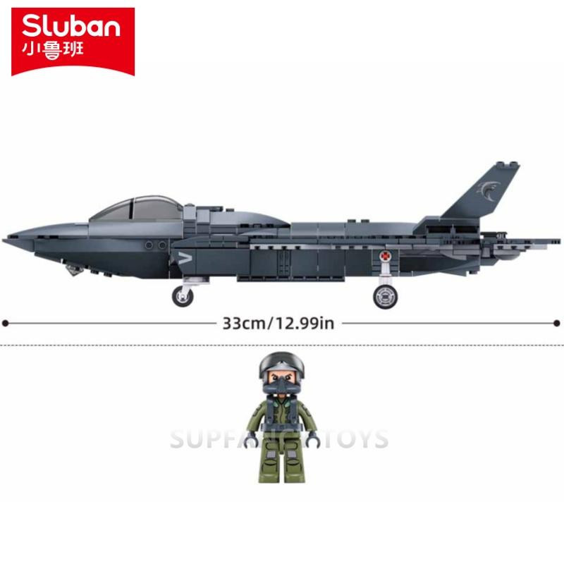 Sluban Militärischer Stealth-Kampfjet Armee ab 6-12 Jahren - Bild 2
