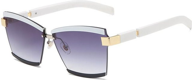 Teacher Hua Sonnenbrille, randlos, quadratisch, Damen, mehrfarbig, Metall - Bild 1