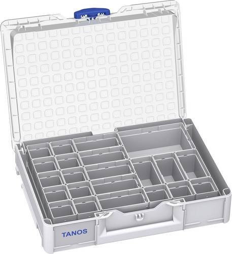 Tanos Systainer III M89 Transportkiste aus ABS Kunststoff in Grau und Transparent, B/H/T: 39,6 x 8,9 x 29,6 cm - Bild 1