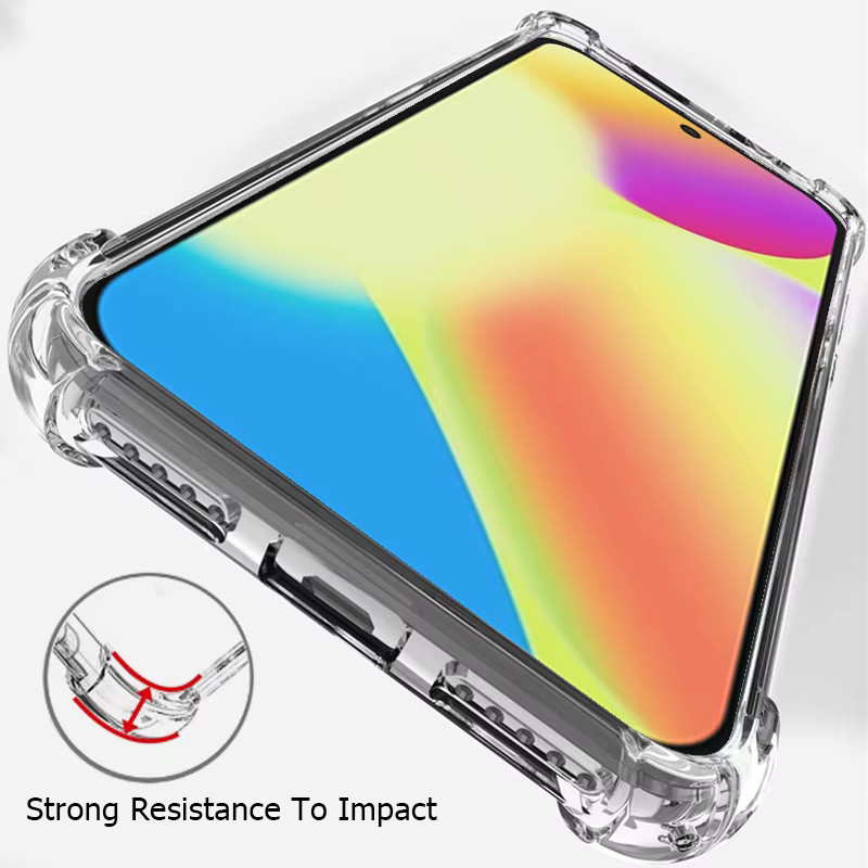 Stoßfeste und transparente Bumper-Telefonhülle für Google Pixel 10, 9, 8, 7, 6, 5, 4 (XL, 4G, 5G) sowie 9A, 8A, 7A, 6A, 5A, 4A - Bild 3