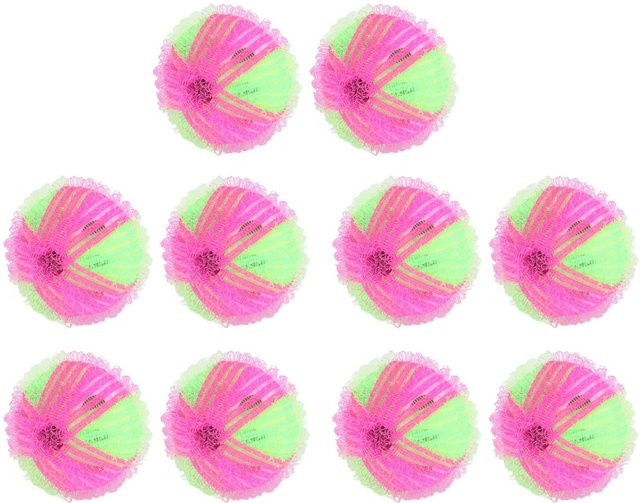 10 Stück OutsideWorld Tierhaarentferner-Bälle aus Nylon in Pink für die Waschmaschine - Bild 1