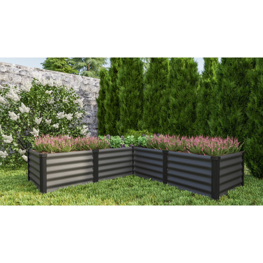 Vitavia Hochbeet Linus IN & OUT 401 M in Granit/Schwarz, B: 185 cm, T: 185 cm, H: 40 cm - Bild 5