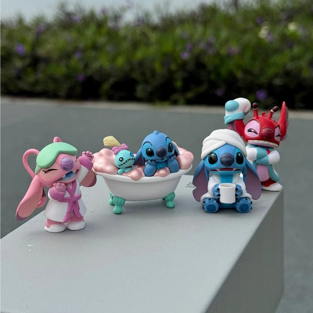 HEROCROSS Disney Stitch Nachtzeit-Badewanne, Actionfigur, Einzelfigur - Bild 1