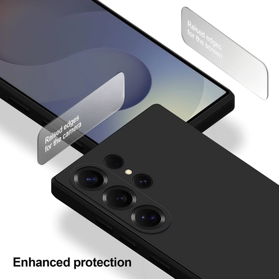 Stoßfeste Silikon Schutzhülle für Samsung Galaxy S25 Ultra, S24 Ultra, S25FE und S24 in Lila - Bild 2