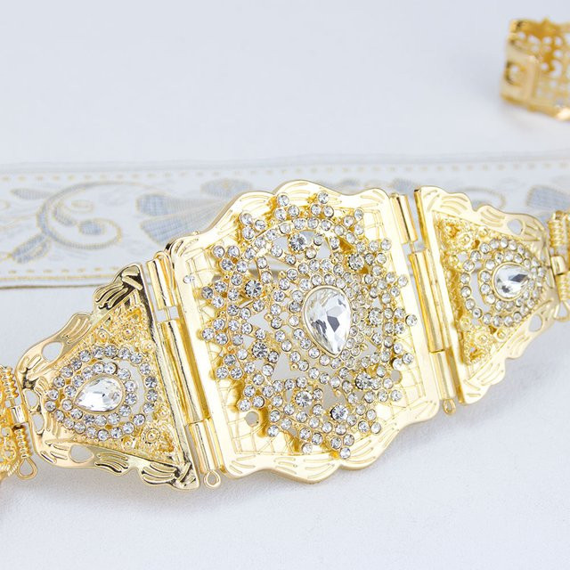 sunspice ms. Taillenkette, Gold, Kristall, Damen, Hochzeit - Bild 1