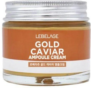 LEBELAGE Gold Caviar Ampullencreme, 70 ml, für reife Haut - Bild 1
