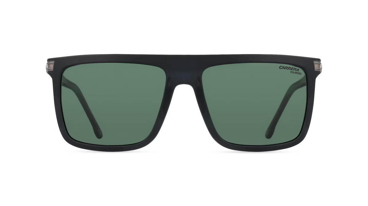 Carrera 1048/S Sonnenbrille, Vollrand, Quadratisch, Kunststoff, Unisex, Schwarz, Grün - Bild 1