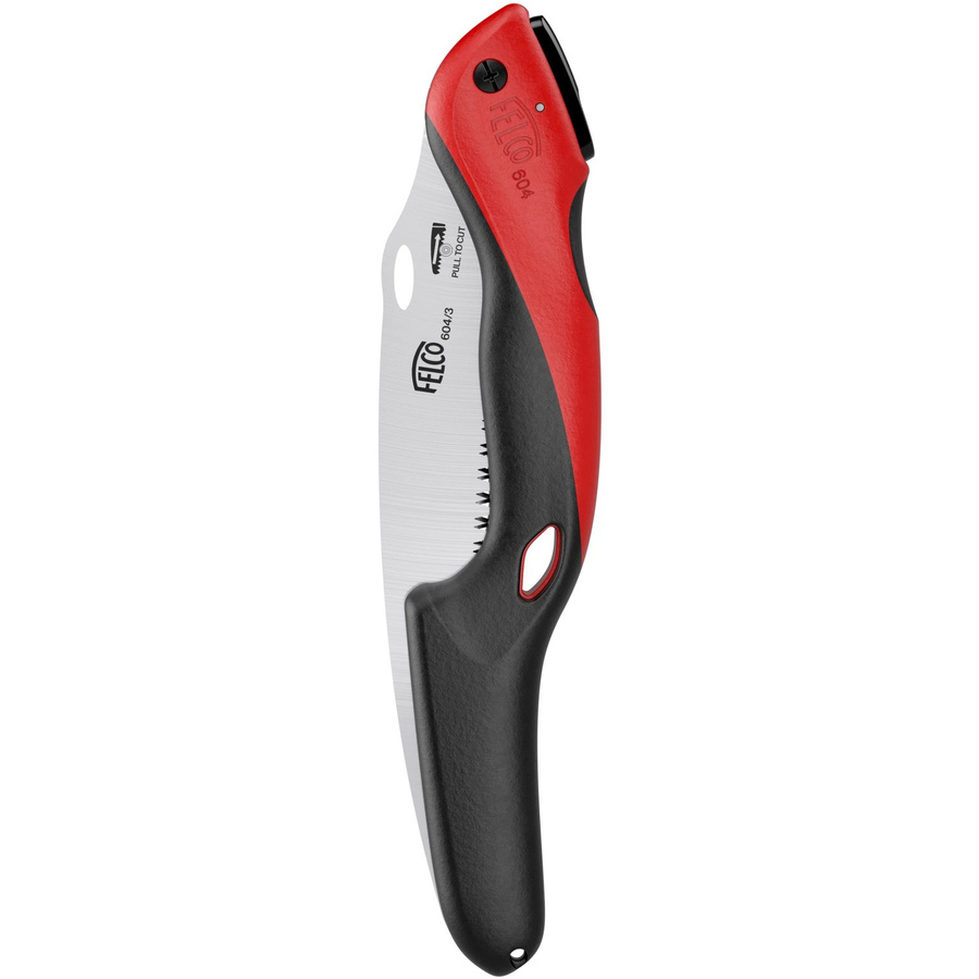 Felco Klappsäge 604 in Rot-Schwarz mit Chromstahl-Sägeblatt und 24 cm Schnittlänge - Bild 2