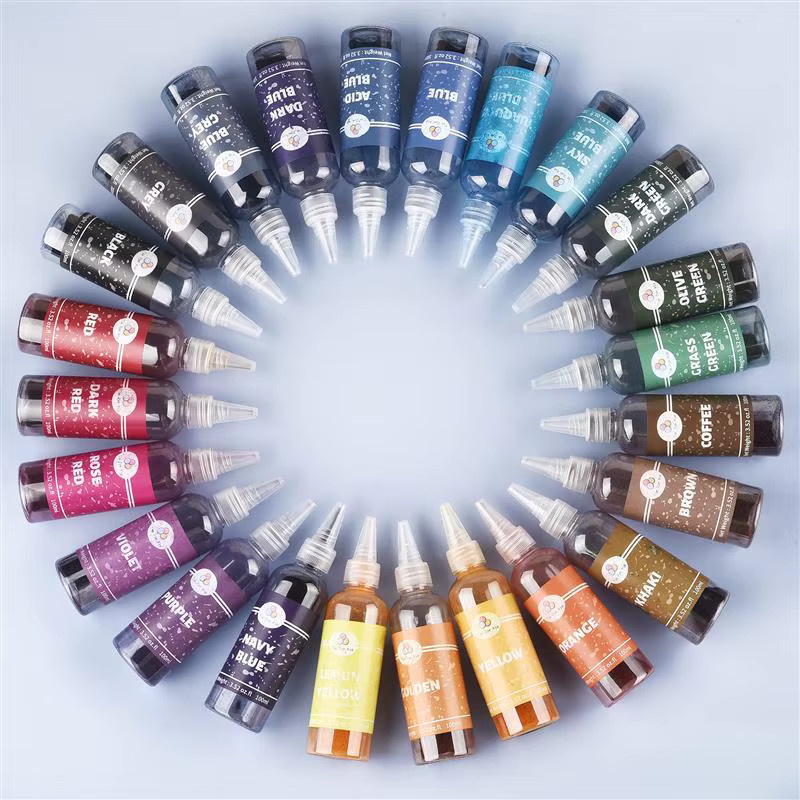 Multifunktionales Textilfarbstoff-Pigment für Baumwolle und Nylon zur Renovierung von Kleidung, 2 g, Mehrfarbig - Bild 2
