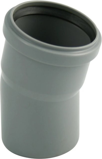 Marley HT-Bogen 15° DN 75 aus Kunststoff in Grau - Bild 1