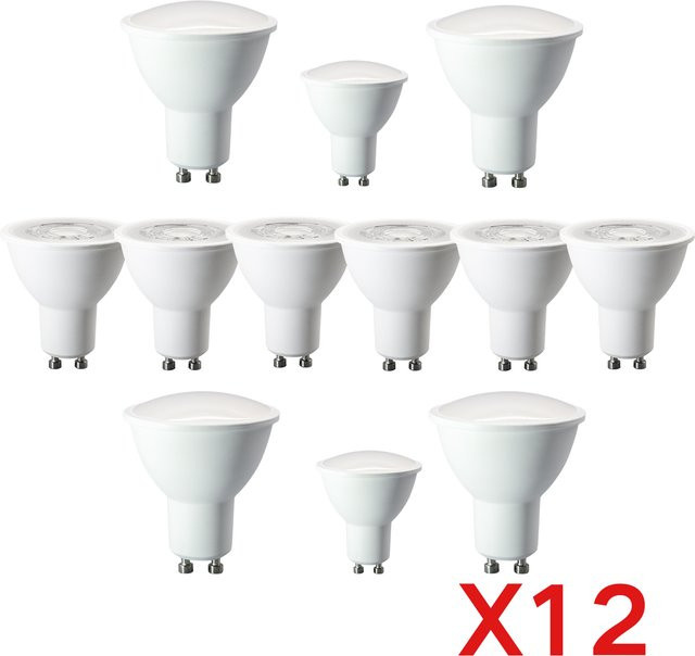 12er Set Gatetop LED GU10 Strahler in Weiß mit CCT Farbtemperatur-Einstellung - Bild 1