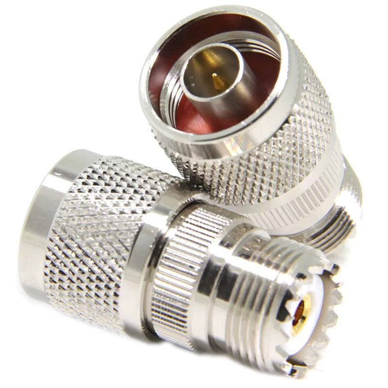 RF Adapter N Stecker auf UHF Weiblich SO-239 Jack in Silber - Bild 2