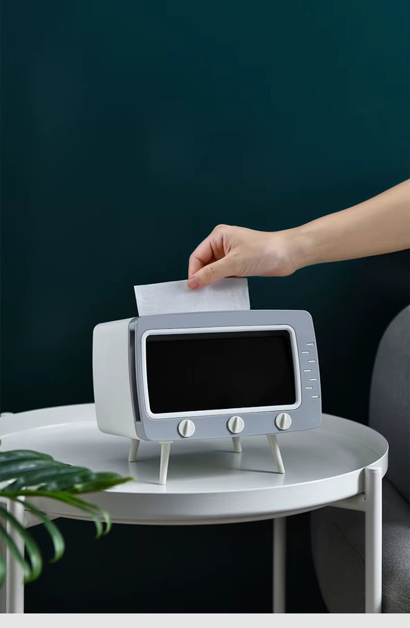 GQIYIBBEI Taschentuchbox aus Kunststoff in Grün für Wohnzimmer und Badezimmer - Bild 3
