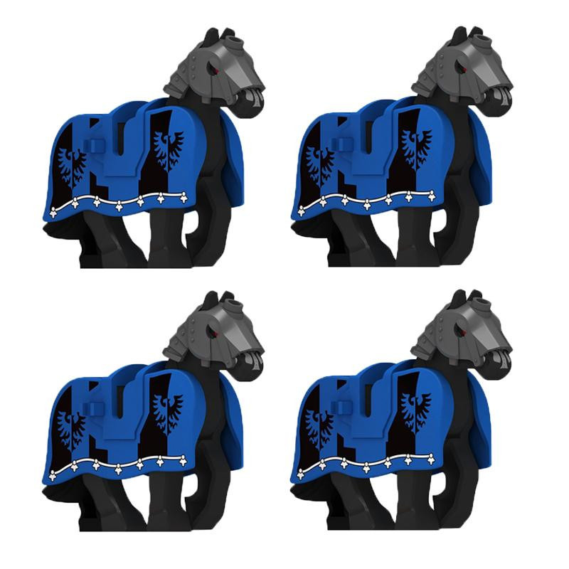 Bai Fen Bai Ritter Militärbausteine Soldatenfiguren mit Waffen und Umhang - Bild 2