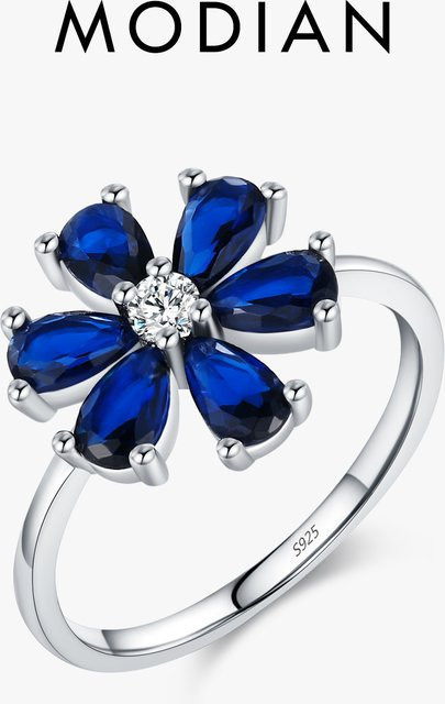 MODIAN Ring, 925 Silber, Zirkonia, Damen - Bild 1