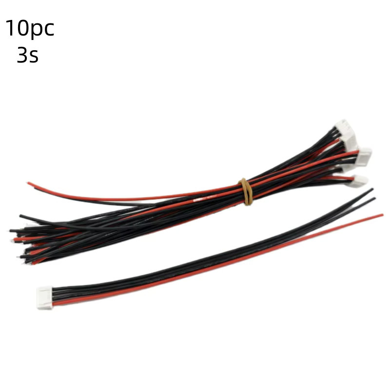 ZHOUCHEN 10er Set Lipo-Akku Ausgleichsladekabel mit 22 AWG Silikondraht und Anschlussstecker, Länge: 20 cm - Bild 2