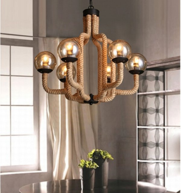 JIANKEXING Pendelleuchte im Edison-Stil mit transparentem Design und warmweißem LED-Filament für Restaurant, Café oder Schlafzimmer - Bild 1