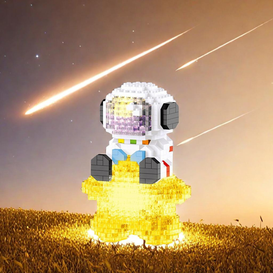 Knew Built Astronaut LED Mikro Mini Bausteine, Weltraum, ab 3 Jahren - Bild 2