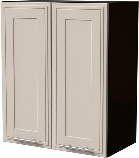 Feldmann-Wohnen Hängeschrank Salo in Schwarz und Kaschmir Matt mit Kassettenoptik, B/T/H: 60 x 32,5 x 72 cm - Bild 1