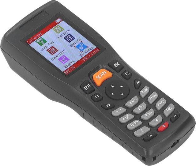 Sonoff 2D Kabelloser Barcode-Scanner mit 2,2 Zoll Farb-LCD-Bildschirm, 2,4 GHz, Schwarz - Bild 1