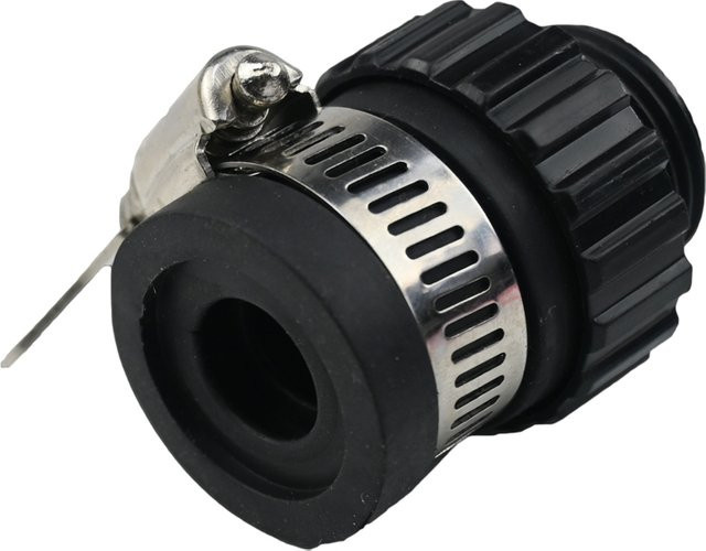 Universal Wasserhahn Adapter mit 3/4 Zoll Gewinde in Schwarz für Gartenschläuche und Autowaschanlagen - Bild 1