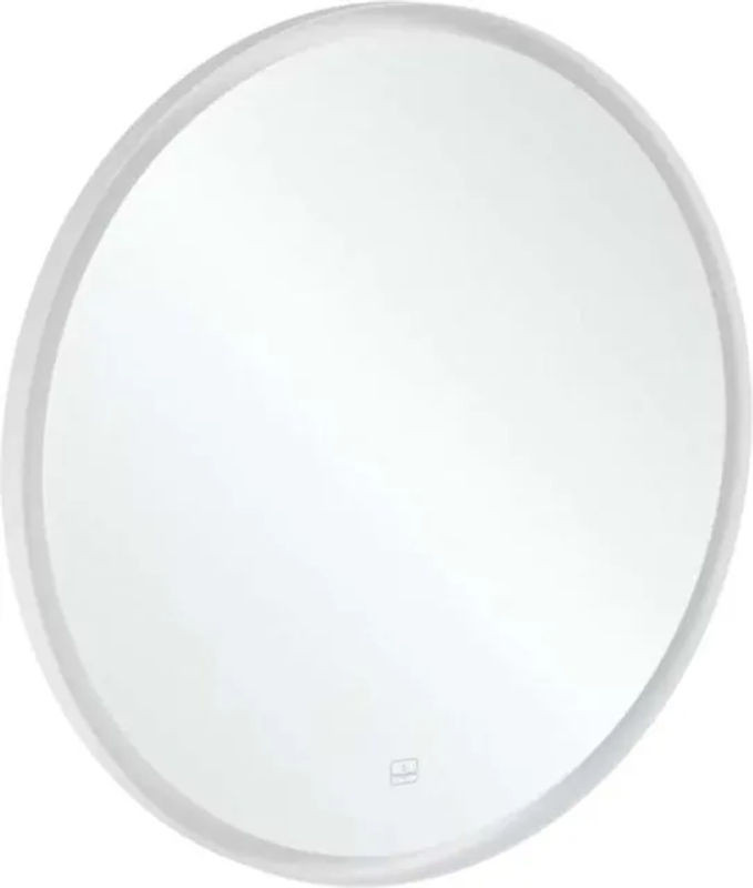 Villeroy & Boch Subway 3.0 Wandspiegel Rund mit LED-Beleuchtung in Weiß und Transparent, Durchmesser: 71,2 cm - Bild 1