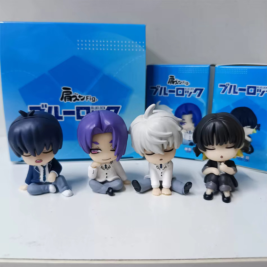 Bandai Blue Lock Anime Figur, 4-teiliges Set, Isagi Yoichi Bachira Meguru - Bild 2