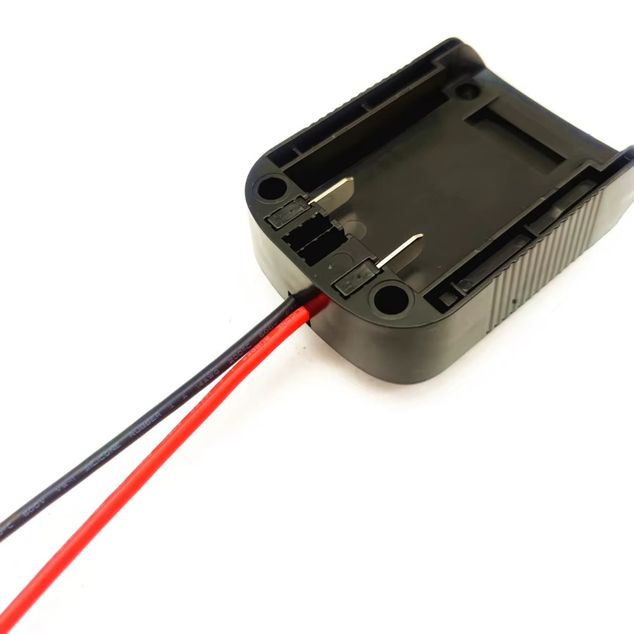 Batterie Konverter Adapter für Makita Dewalt und Milwaukee 14,4 V 18V 20V Li-Ion in Schwarz - Bild 2