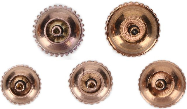 Uhrenkronenzubehör Edelstahl, brown, Unisex - Bild 1