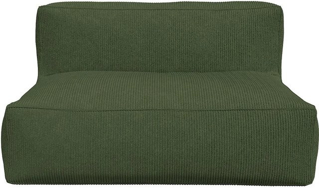Modulares Sofa Noumara von Vente-unique in Grün mit Cord-Bezug, Breite: 135 cm - Bild 1