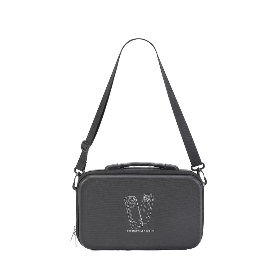 ZNTCH Tragbare EVA Hard Shell Schutzhülle und Schultertasche für Insta360 X5 und X4 in Schwarz - Bild 5