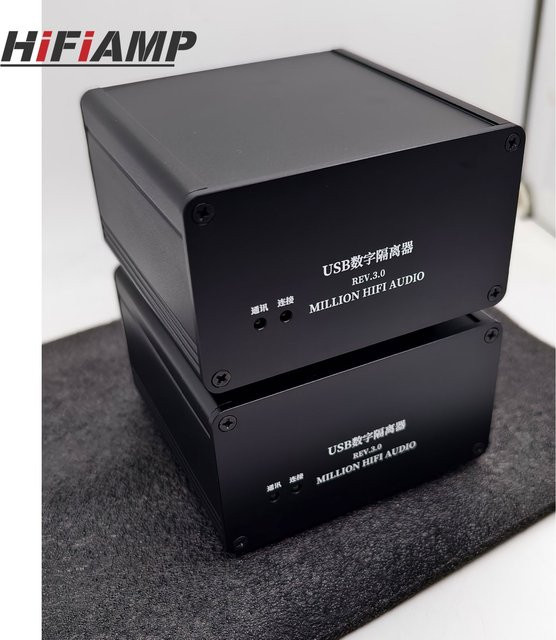 HiFiAMP Audio-USB-Glasfaser-Digitalisolator der dritten Generation mit integriertem rauscharmer SC-Schnitt OCXO - Bild 1