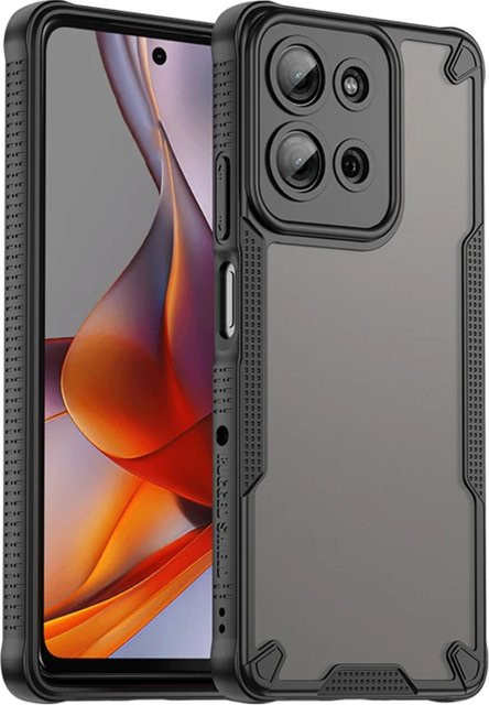 Stoßfeste Militär-Handyhülle aus PC für Motorola Moto G86 G75 G56 G55 G35 5G in Grün - Bild 1