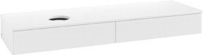 V&B Waschtischunterschrank Antao ohne Frontstruktur in Weiß lackiert, B/T: 160 x 50 cm - Bild 1