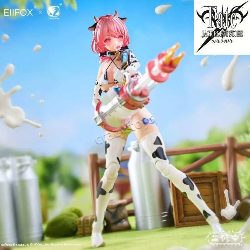EIIFOX BearPanda MOMO Cow Girl, Action-Modell, Sammlerfigur, 1/8 - Bild 1
