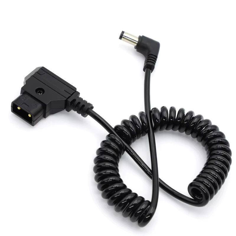 HBXINTAO D-Tap auf DC 5,5 x 2,5 mm Adapterkabel für DC-Monitore und DSLR Rigs, schwarz - Bild 2