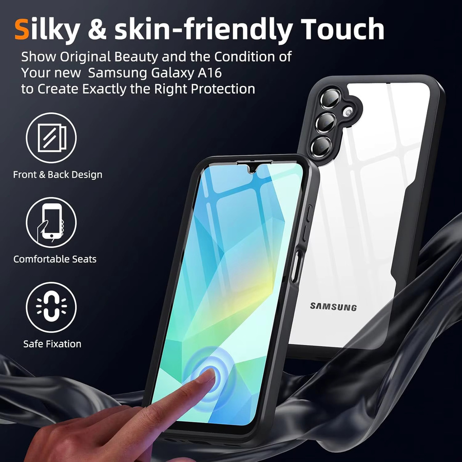 Schutzhülle für Samsung Galaxy A57 A37 A27 A17 5G A56 A36 A26 A16 5G A55 A35 A25 in Schwarz - Bild 3