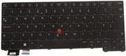 Lenovo Primax Ersatztastatur für ThinkPad L13 Gen 3, L13 Yoga Gen 3 und X13 Gen 3 mit Trackpoint, hinterleuchtet, QWERTY, Schwarz - Bild 1