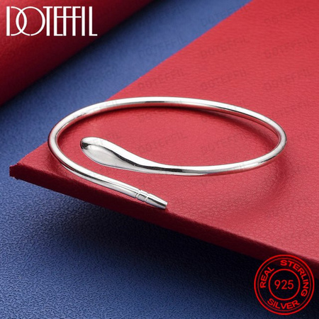 DOTEFFIL Armreif, 925 Sterlingsilber, Damen und Herren